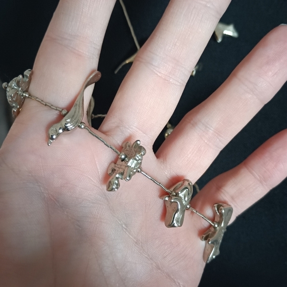 Silver Toned Fetish Styles Necklace - Picture 6 of 6